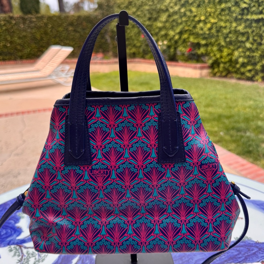 Liberty London Mini Marlborough Cross-Body Tote bag~RARE~ - Picture 9 of 12